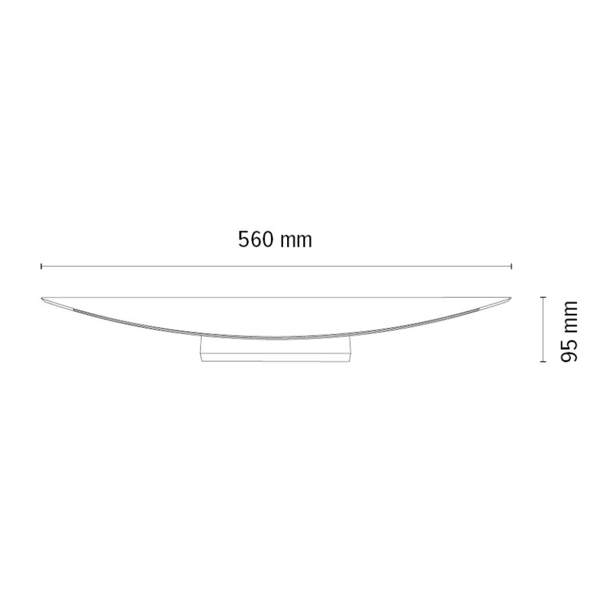 LED pritemdomas sieninis šviestuvas DUBAI LED/6,5W/230V ąžuolas