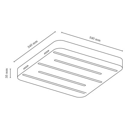 Lubinis šviestuvas NEELE 5xLED/3.9W/230V + FSC sertifikuota