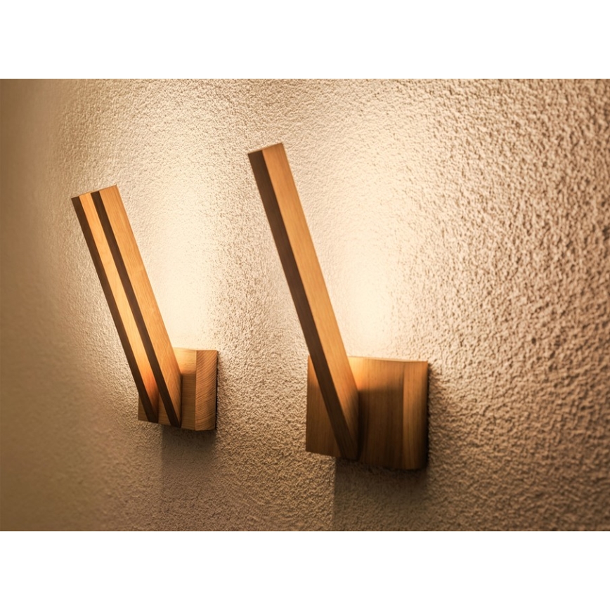 LED sieninis šviestuvas LINUS LED/3W/230V ąžuolas