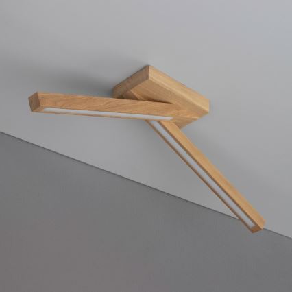 LED Lubinis šviestuvas LINUS 2xLED/4,5W/230V matinė ąžuolo spalva