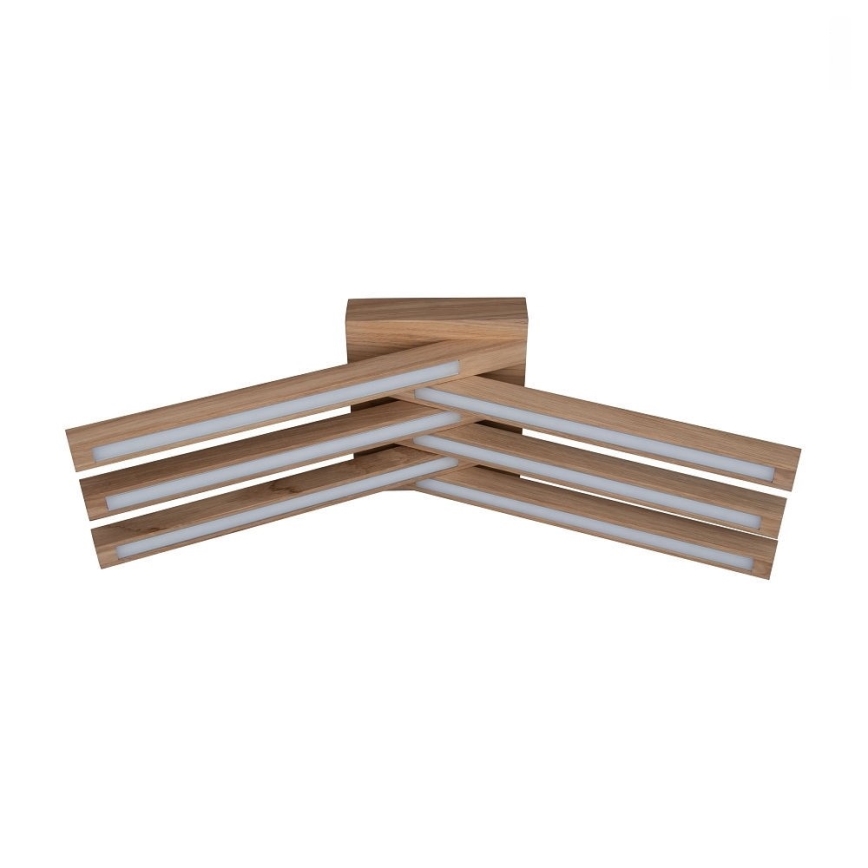 LED Tvirtinamas sietynas LINUS 6xLED/4,5W/230V matinio ąžuolo + FSC sertifikuota