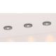 KOMPLEKTAS 3x LED įleidžiamas lubinis šviestuvas VITAR 1xGU10/5W/230V betonas – FSC sertifikuota