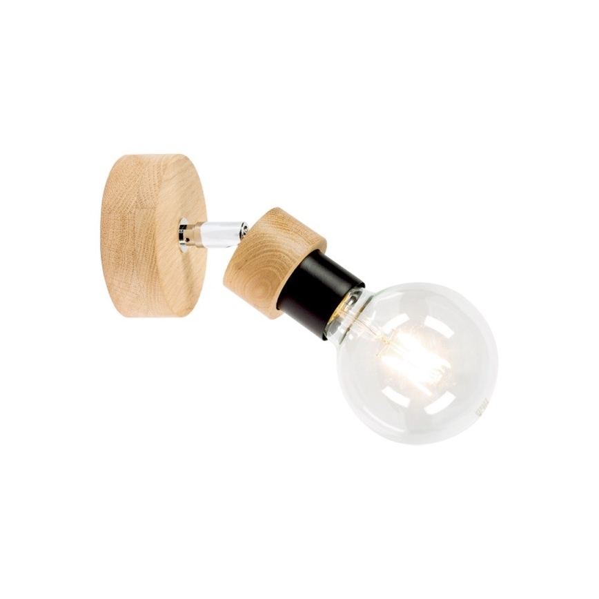 Sieninis taškinis šviestuvas MARJOLAINE 1xE27/25W/230V, ąžuolo spalvos
