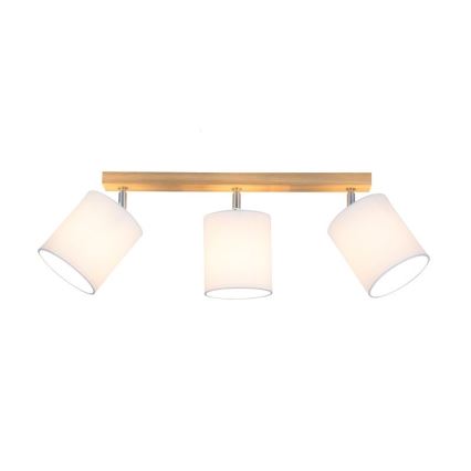 Taškinis šviestuvas APRILLIA 3xE27/25W/230V ąžuolas balta