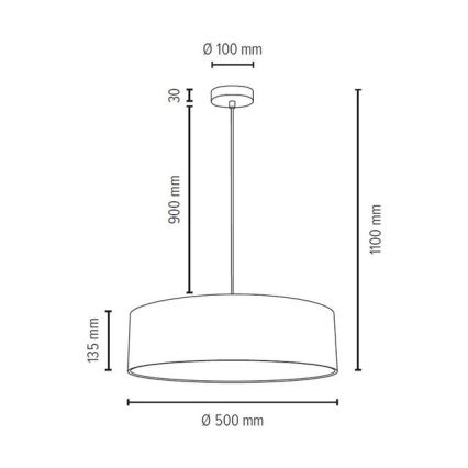 Pakabinamas sietynas JOSEFINA 3xE27/25W/230V + FSC sertifikuota