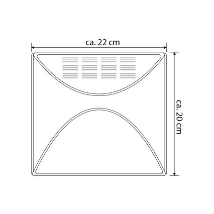 Saulės energija įkraunamas LED namo numeris LED/3x0,1W/2,4V 1200 mAh IP44