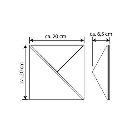 Saulės energija įkraunamas LED namo numeris LED/3x0,1W/2,4V 1200 mAh IP44