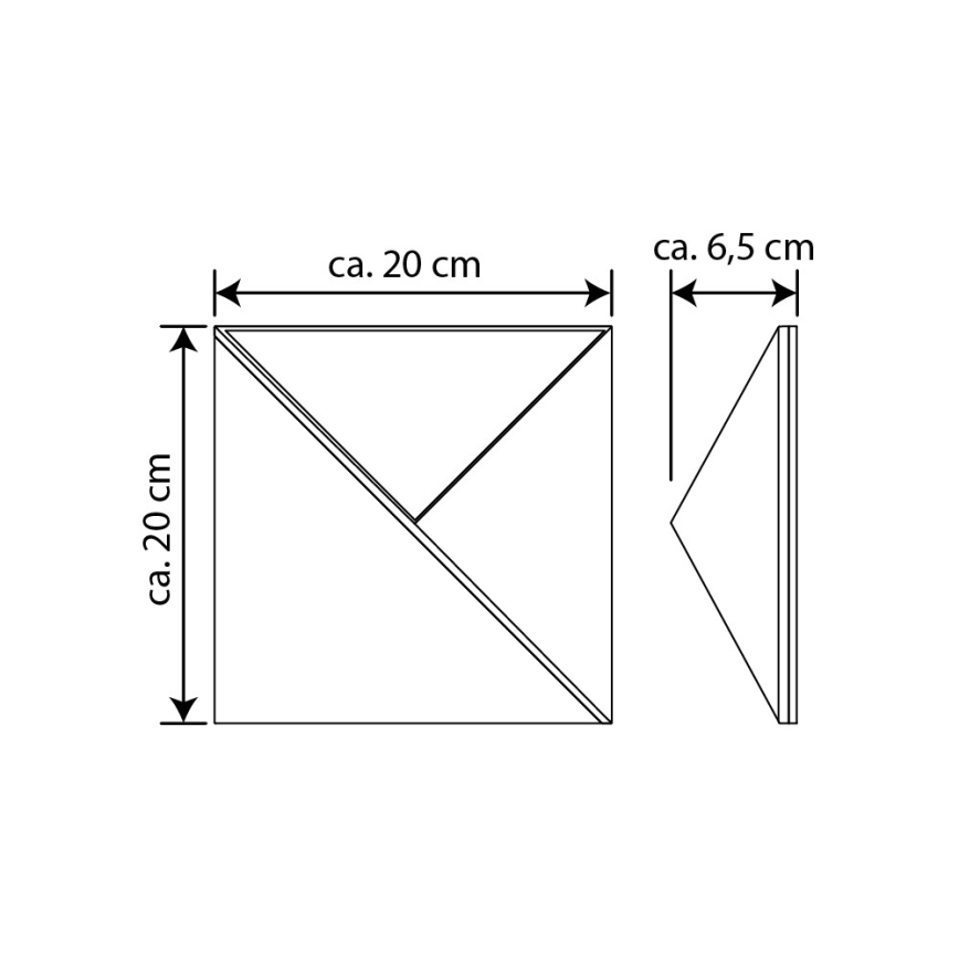 Saulės energija įkraunamas LED namo numeris LED/3x0,1W/2,4V 1200 mAh IP44