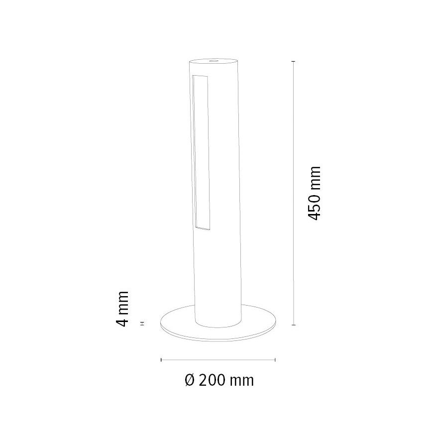 LED pritemdomas stalinis šviestuvas CONOR LED/9W/230V ąžuolas