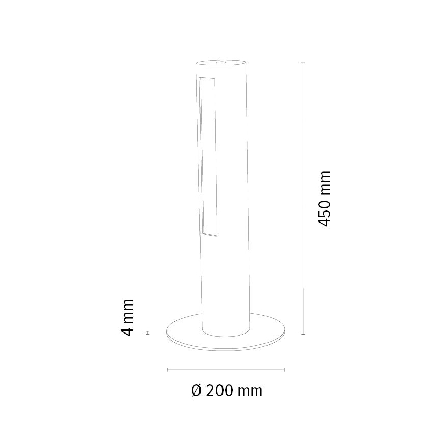 LED pritemdomas stalinis šviestuvas CONOR LED/9W/230V ąžuolas