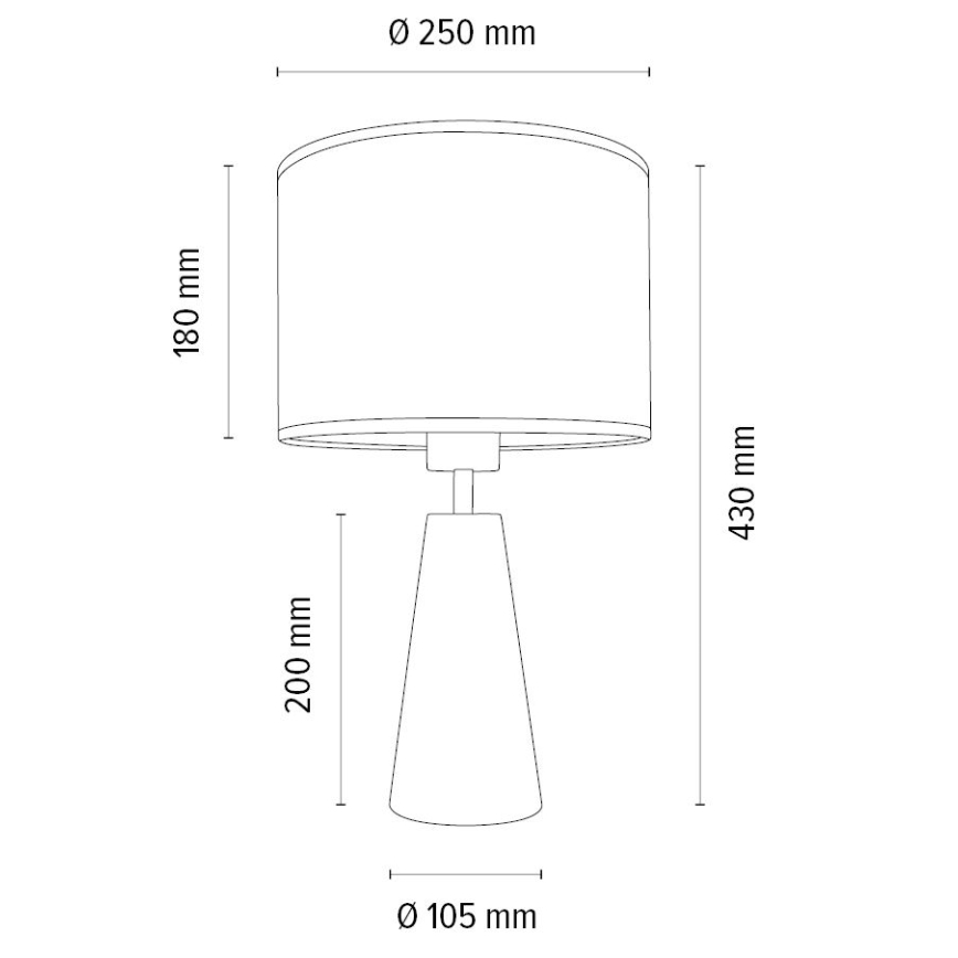 Stalinis šviestuvas MERCEDES 1xE27/40W/230V diametras 43 cm kreminė/ąžuolas