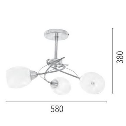 Kabinamas sietynas PISA 3xE27/60W/230V + FSC sertifikuota