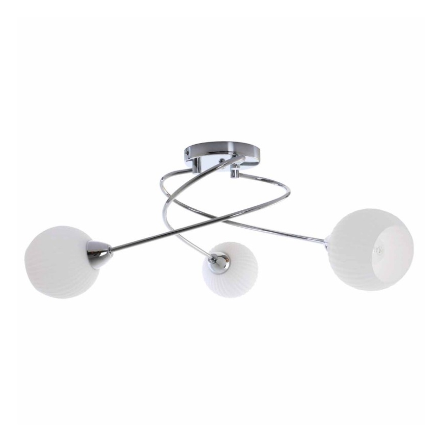 Pakaitinis šviestuvo gaubtas PAVIA d. 13,5 cm baltos spalvos