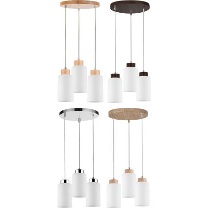 Pakaitinis sietyno gaubtas  BOSCO E27 diametras 9,5 cm balta