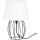 Spot-Light - Stalinė lempa MANGOO 1xE27/40W/230V balta/juoda