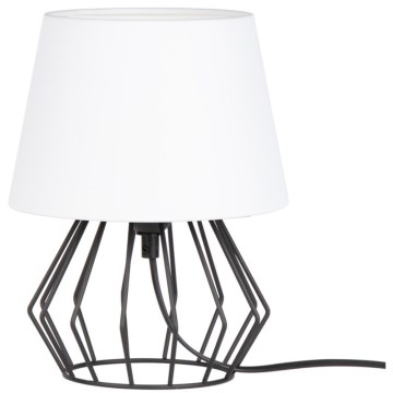 Spot-Light - Stalo lempa MANGOO 1xE27/40W/230V balta/juoda