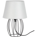 Spot-Light - Stalo lempa MANGOO 1xE27/40W/230V pilka/juoda