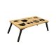 Stalas lovai GUSTO CATS 24x60 cm smėlio/juodas