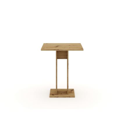 Stalas STRAPO 68x68 cm, ąžuolas Artisan