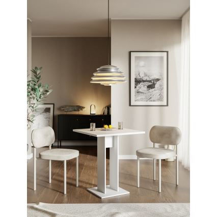 Stalas STRAPO 68x68 cm baltas