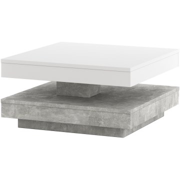 Stalas TIMO baltas/pilkas betonas