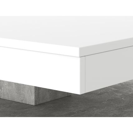 Stalas TIMO baltas/pilkas betonas