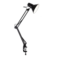Stalinė lampa su spaustuku WORKER 1xE27/10W/230V juoda