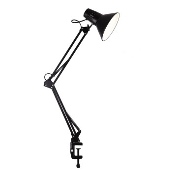 Stalinė lampa su spaustuku WORKER 1xE27/10W/230V juoda