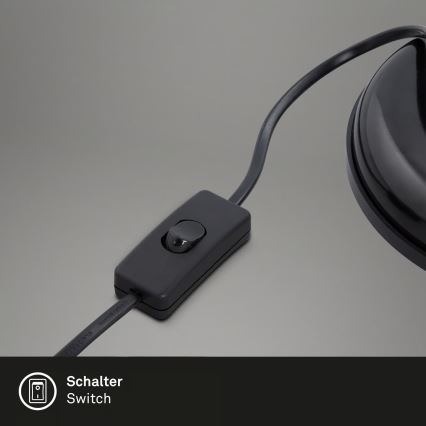 Stalinė lempa 1xE14/25W/230V juoda