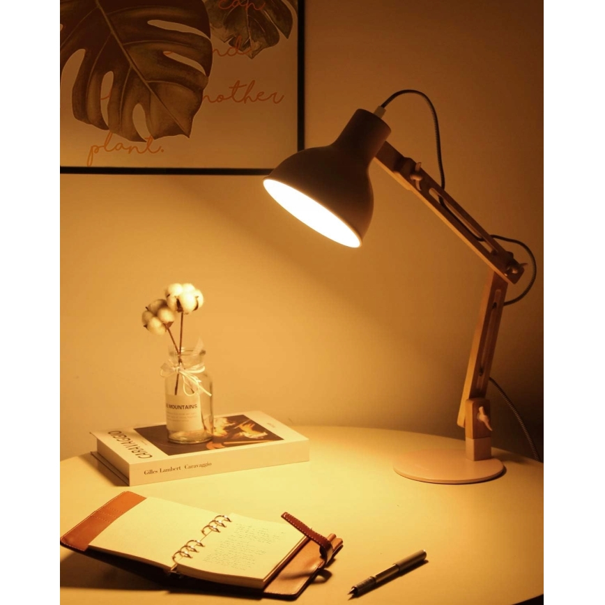 Stalinė lempa 1xE27/40W/230V rožinė