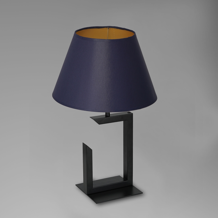 Stalinė lempa 1xE27/60W/230V 45 cm mėlyna/aukso