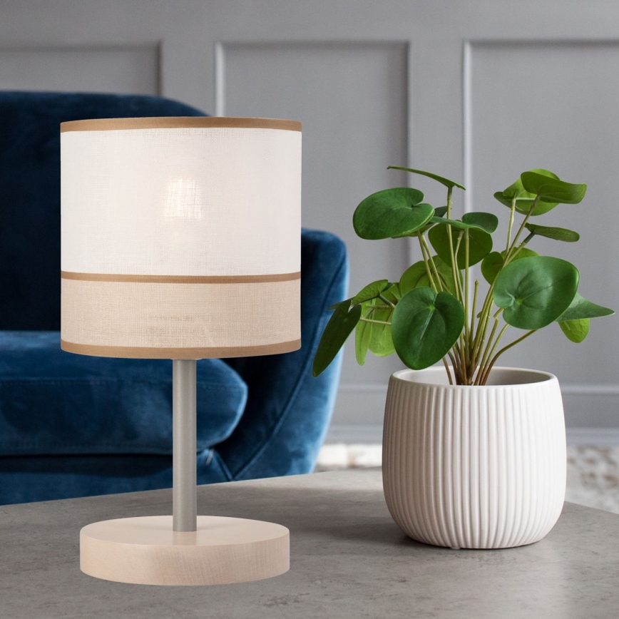 Stalinė lempa ANDREA 1xE27/60W/230V ąžuolas