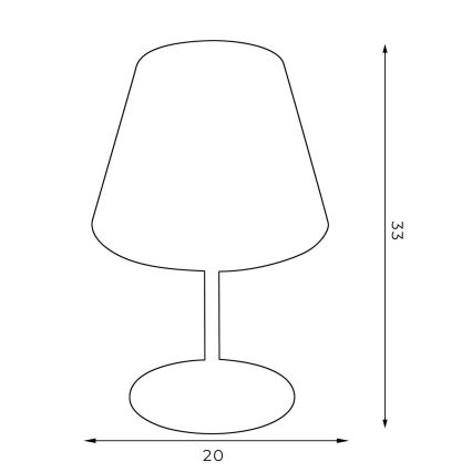 Stalinė lempa ARDEN 1xE27/60W/230V d. 20 cm violetinė/auksinė