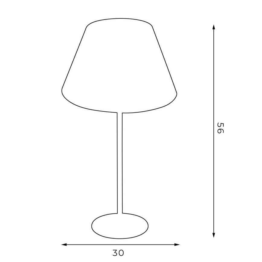 Stalinė lempa ARDEN 1xE27/60W/230V d. 30 cm violetinė/auksinė