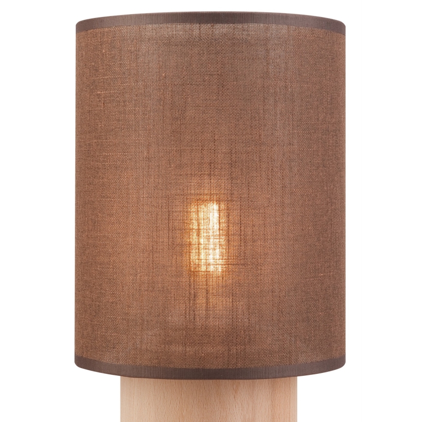 Stalinė lempa ARI TABLE 1xE27/60W/230V ruda/beržas
