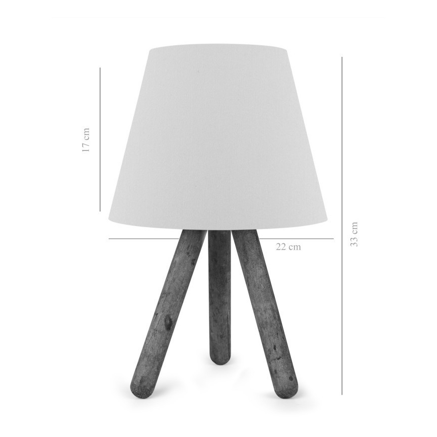 Stalinė lempa AYD 1xE27/60W/230V kreminė