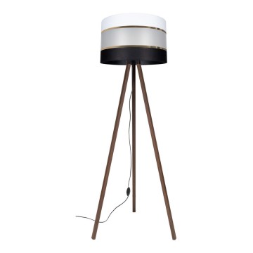 Stalinė lempa CORAL 1xE27/60W/230V ruda/juoda/balta/auksinė