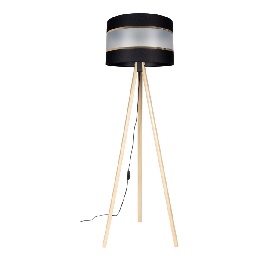 Stalinė lempa CORAL 1xE27/60W/230V smėlio/juoda/auksinė