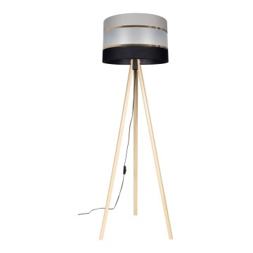 Stalinė lempa CORAL 1xE27/60W/230V smėlio/juoda/pilka/auksinė