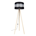 Stalinė lempa CORAL 1xE27/60W/230V smėlio spalvos/juoda/ matinio chromo
