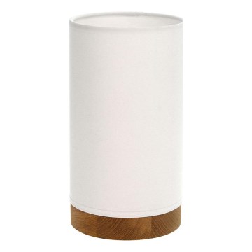 Stalinė lempa FIRE 1xE27/25W/230V ąžuolas/balta