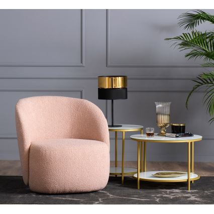 Stalinė lempa HILTON 1xE27/25W/230V žalvario/juoda