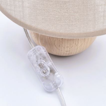 Stalinė lempa JUTA 1xE27/60W/230V ąžuolas