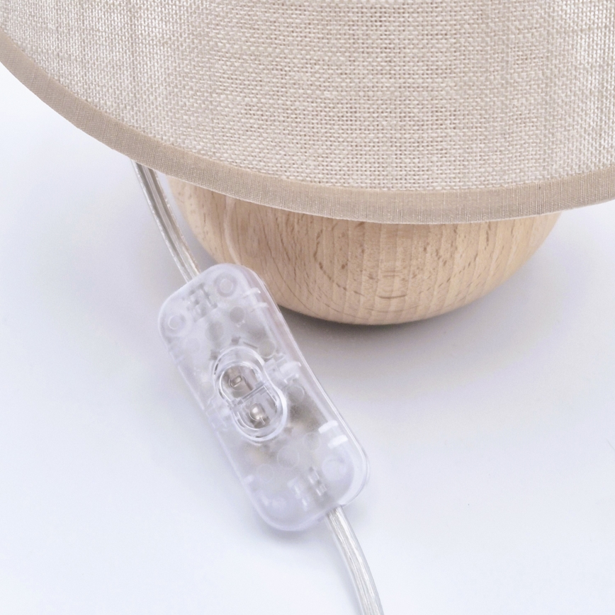 Stalinė lempa JUTA 1xE27/60W/230V ąžuolas