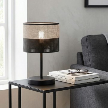 Stalinė lempa KARBON 1xE27/15W/230V juoda/pilka