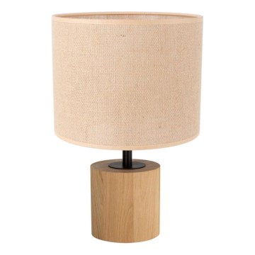 Stalinė lempa KRETA 1xE27/25W/230V ąžuolas/oranžinis ąžuolas