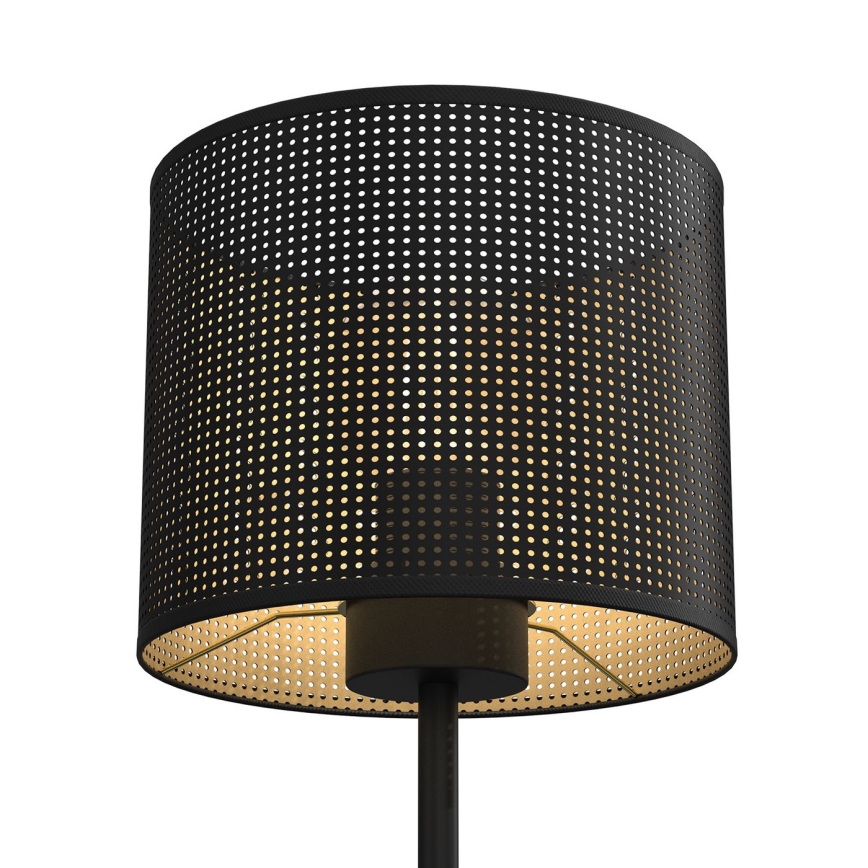 Stalinė lempa LOFT SHADE 1xE27/60W/230V d. 18 cm juodos/auksinės spalvos