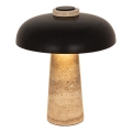 Stalinė lempa LORA 3xG9/40W/230V juoda/smėlinė