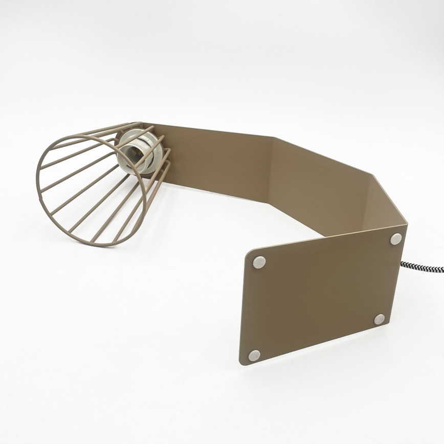 Stalinė lempa NANDO 1xE27/15W/230V smėlio spalvos