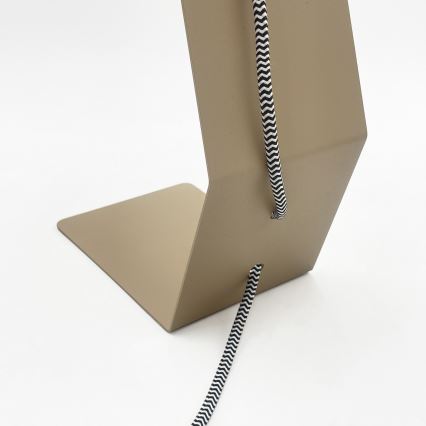 Stalinė lempa NANDO 1xE27/15W/230V smėlio spalvos